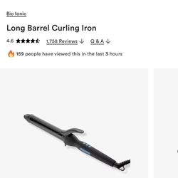 Bio Ionic 1” Curling Iron