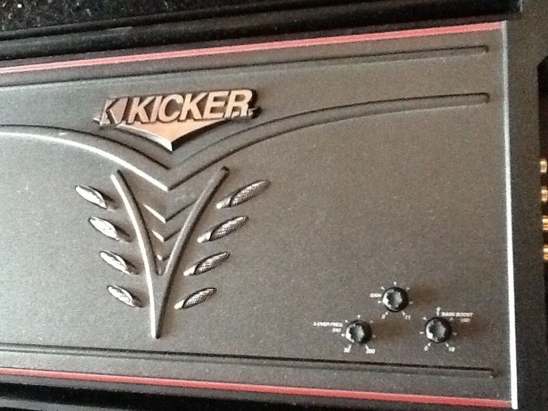 Kicker zx1000.1 mono d-class competition amp