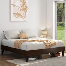 New wooden king size bed frame solid wood