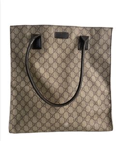 Genuine Vintage GUCCI Vintage GG Brown MONOGRAM TOTE Travel Bag for Sale in  Brooklyn, NY - OfferUp