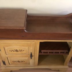 Heywood Wakefield "French Style "  Dry Sink furniture and mirror from 1970'