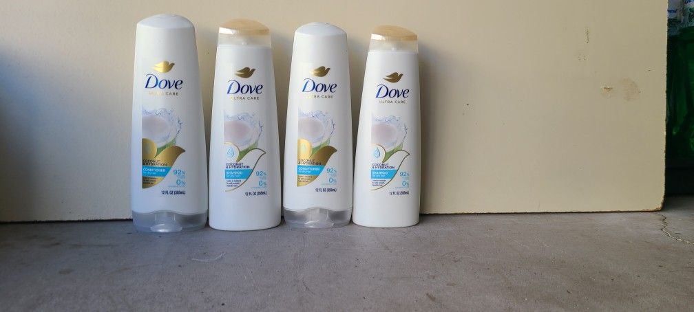 Dove Coconut & Hydration Shampoo And Conditioner Set 