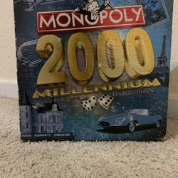 Vintage Monopoly 2000 Millennium Edition