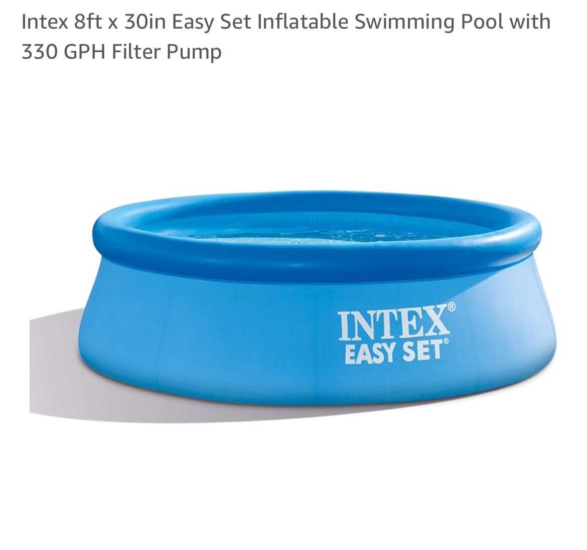 Above Ground Swimming Pool 8’ x 30”