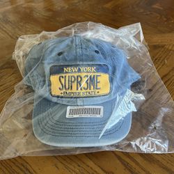 Supreme License Plate 6-Panel Realtree Hardwoods Camo Hat