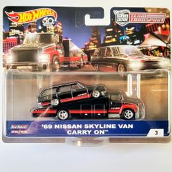 Hot Wheels Team Transport ‘69 Nissan Skyline Van Carry On
