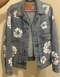 Denim tear jean jacket sz med
