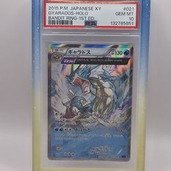 Gyarados #21 Bandit Ring 1st Edition Psa 10