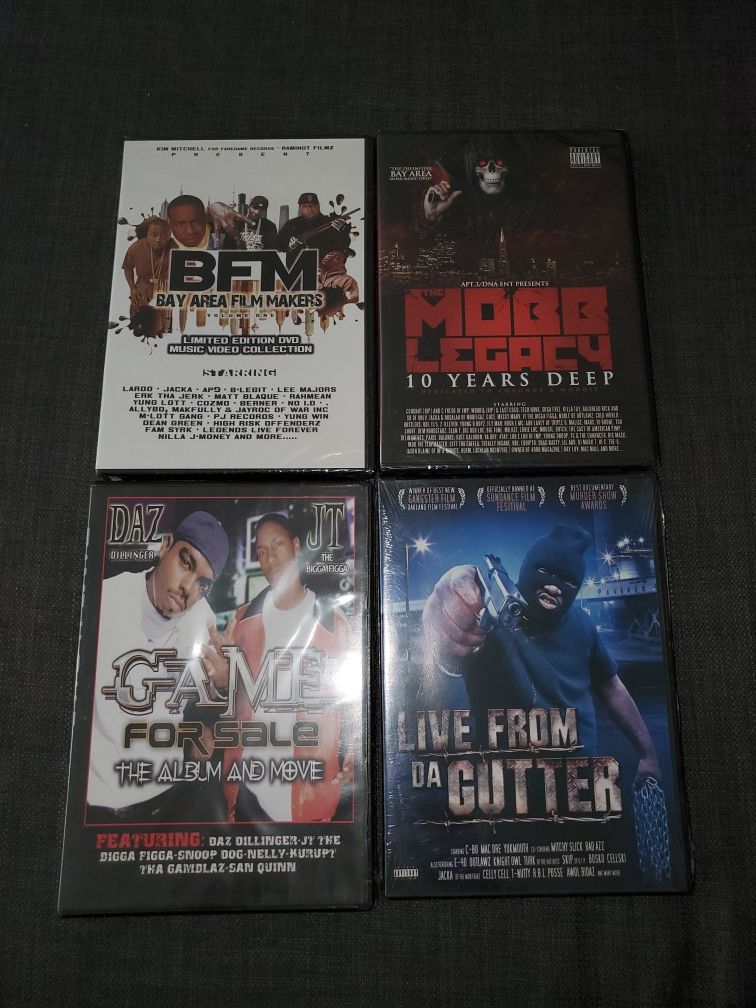 Bay Area Rap DVD Set Factory Sealed/Brand New