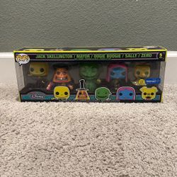 Funko Pop! The Nightmare Before Christmas Black Light Exclusive 5-Pack