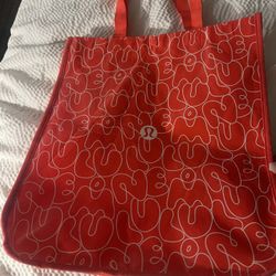 Lululemon Red Tote Bag (Brand New)