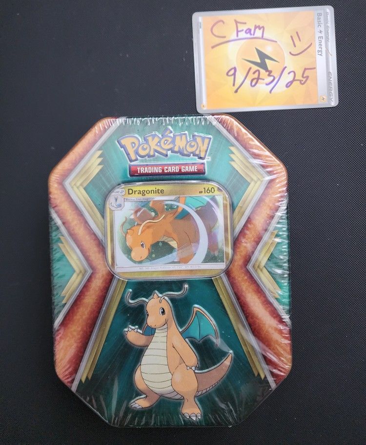 Pokemon Dollar General Dragonite Strong Bonds Tin - 10 Mini Packs