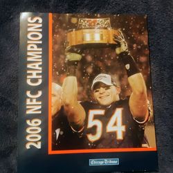 2006 Brian Urlacher NFC Champions Insert 