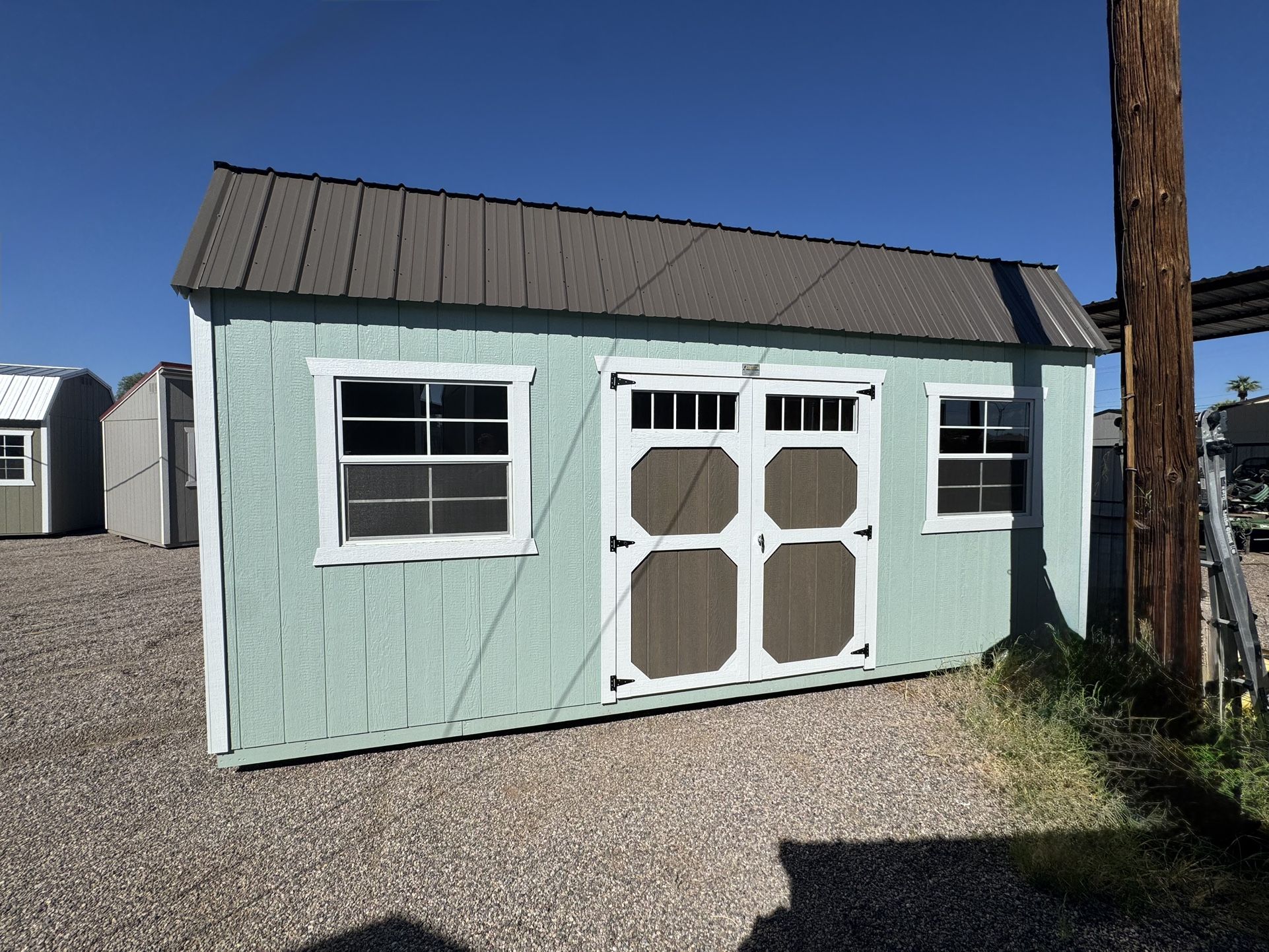 10x20 lofted barn shed