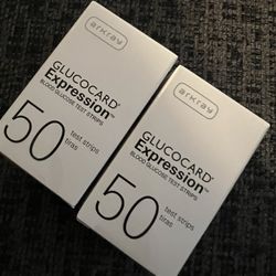 Arkray Glucocard Expression. Blood Glucose Test Strips. 50 In Each Box