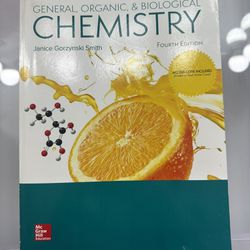Chemistry General, Organic And Biological  Fourth Edition 
