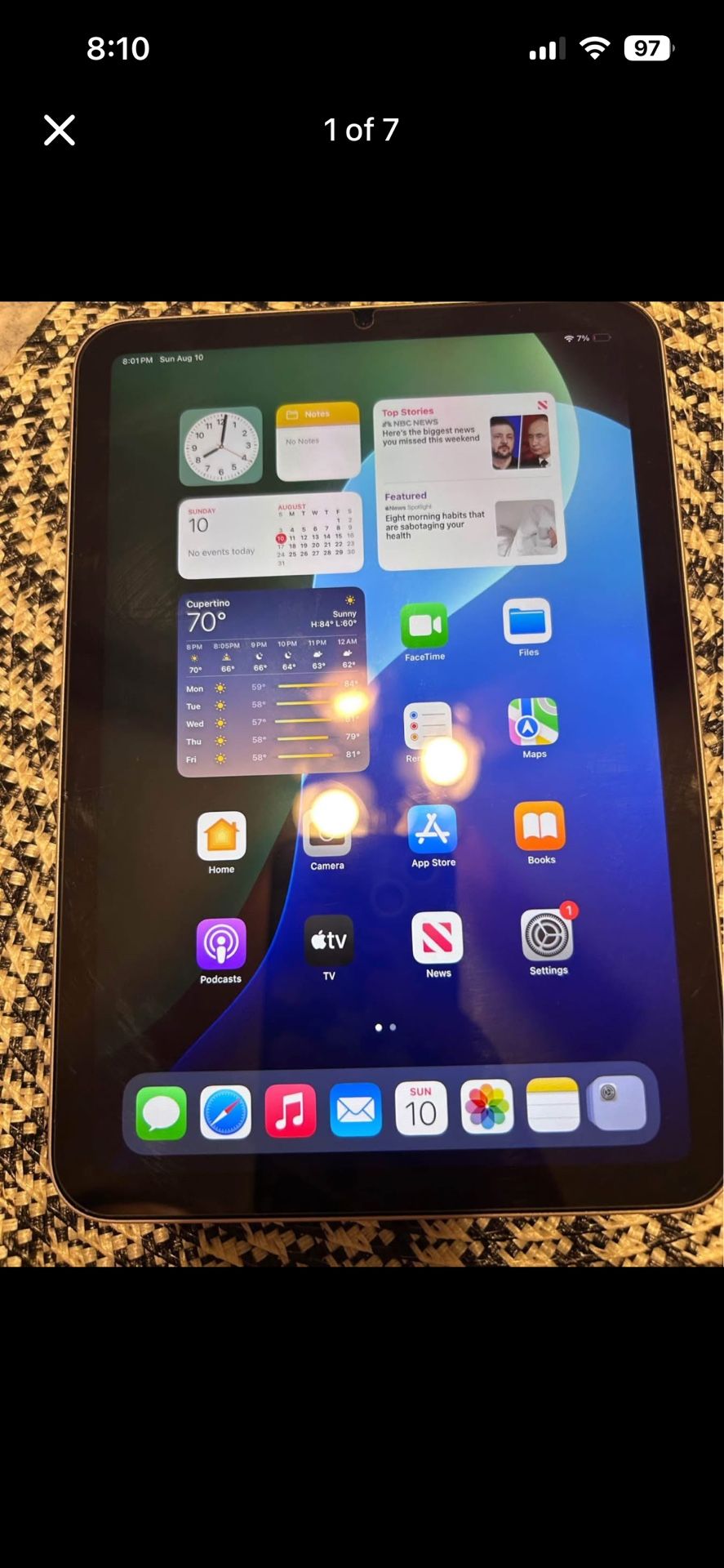 Excellent Condition iPad Mini 6th Gen