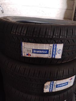 New set of tires 215 60 16