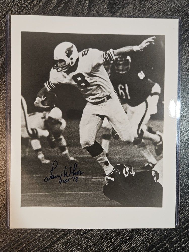 Signed 8x10 Photo Larry Wilson Arizona Cardinals HOF Autograph Picture NFL Auto