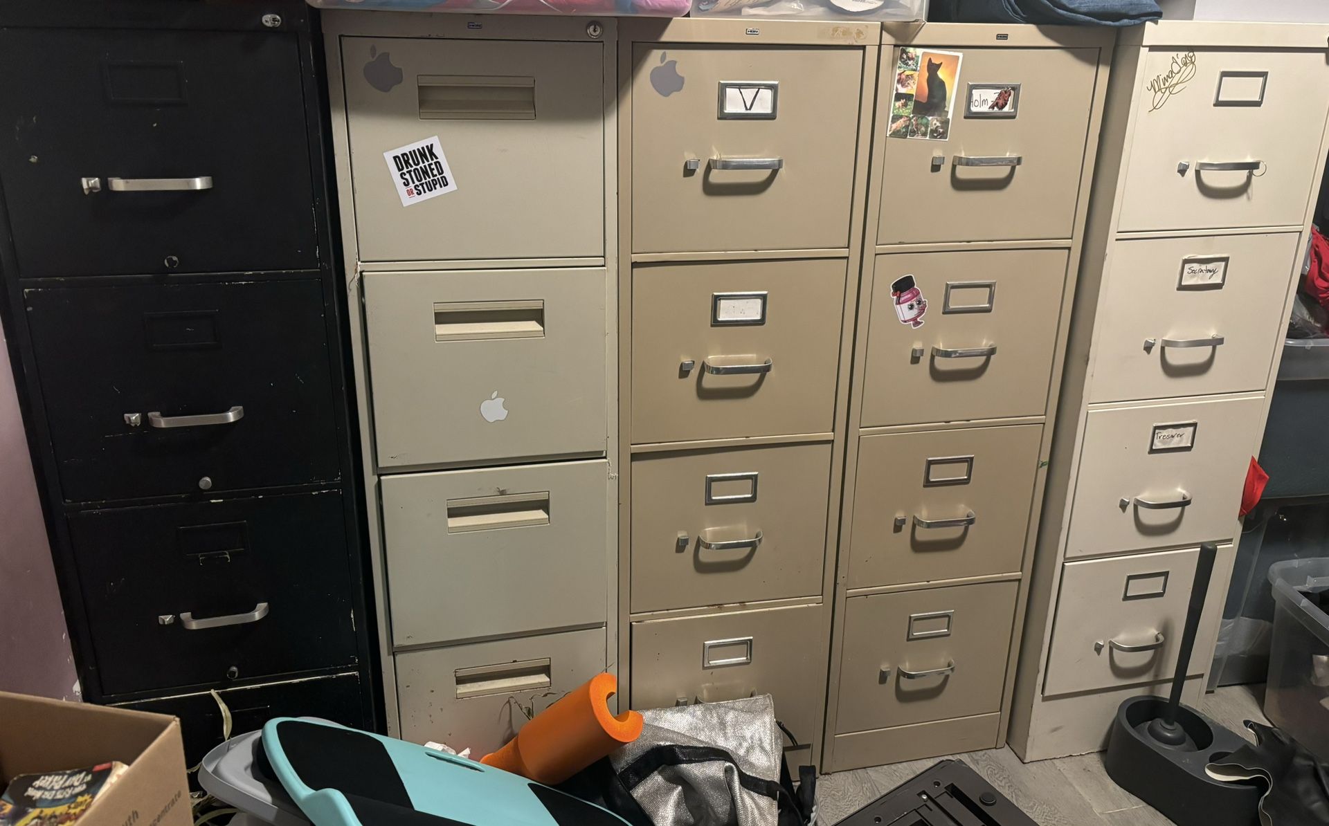 file cabinets