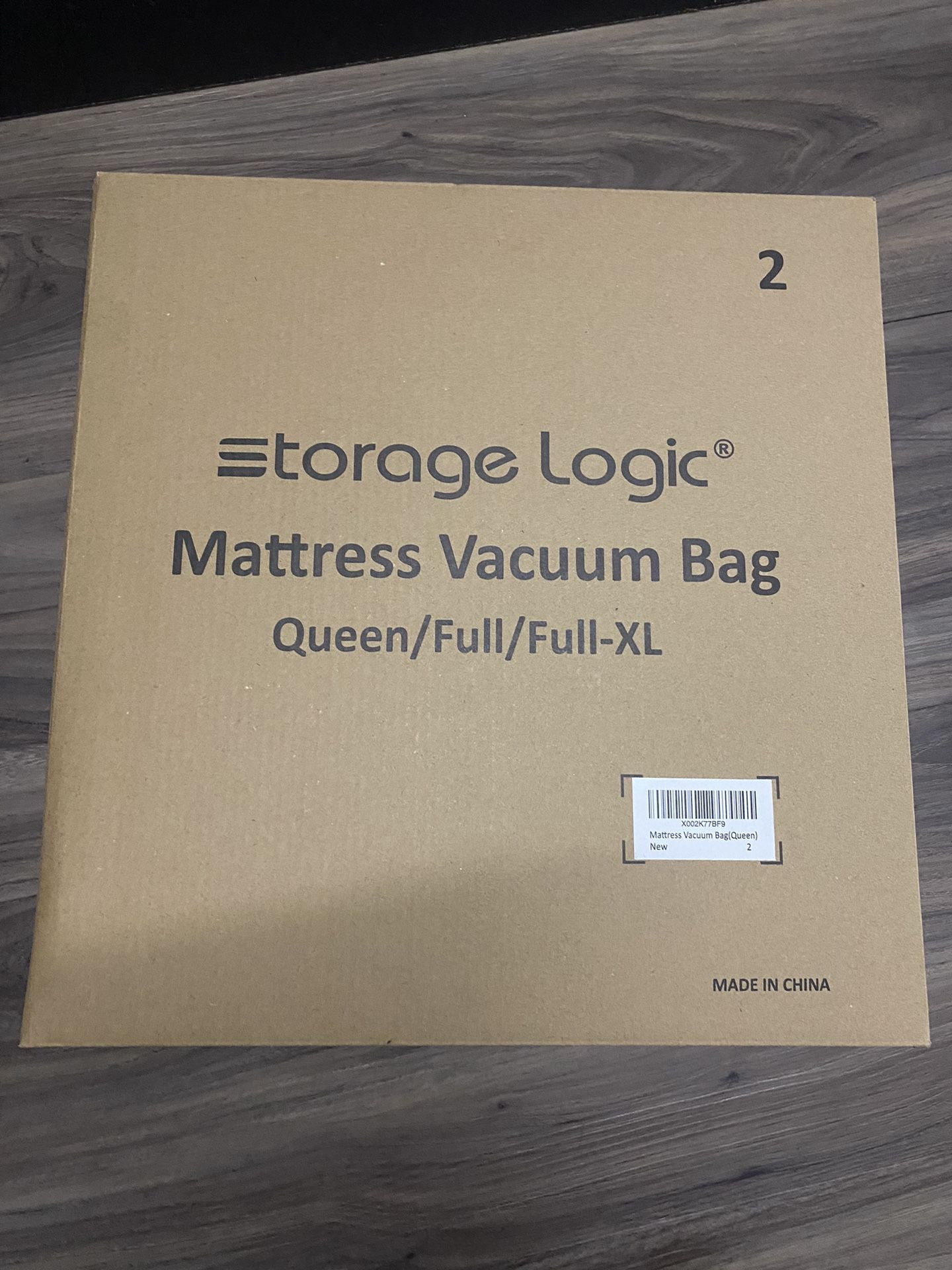 Storage Logic Mattress Vacuum Bag Queen/Full/Full XL Sealed for Sale in  Renton, WA - OfferUp