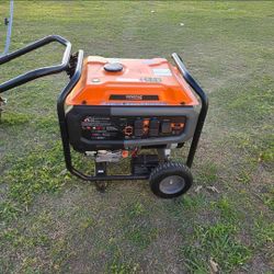 Generac 8929 GP8000E 10000 / 8000 Watt Electric Start Portable Generator w/ COSense, Wheel and Handle