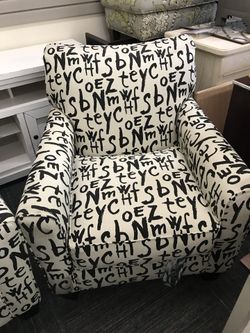 Printed accept chair