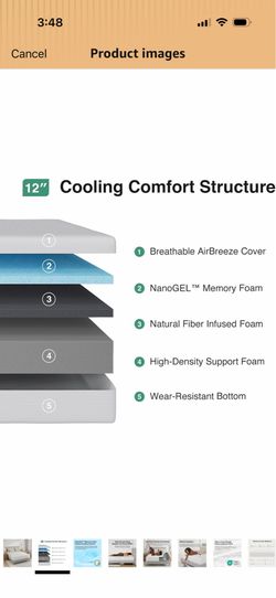 Bedframe and mattress