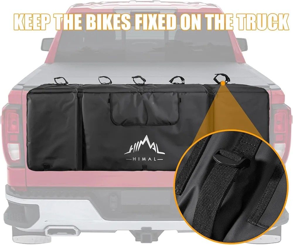 Himal Outdoors Tailgate Pad for Mountain Bike, Tailgate Protection Pad with Tool Pockets