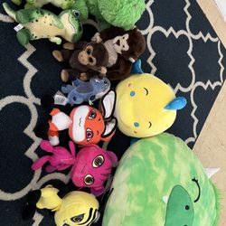Plush Stuffed Animals Lot 