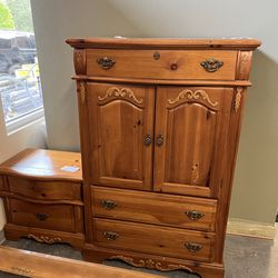 Wood Armoire Dresser (in Store) 