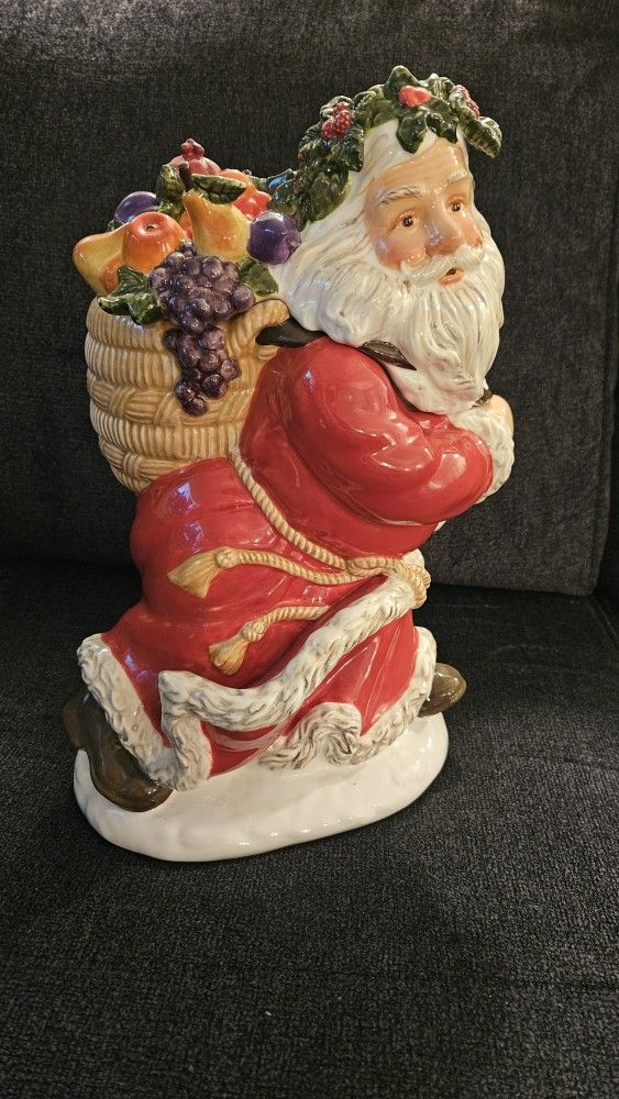 Santa Cookie Jar By Department 56