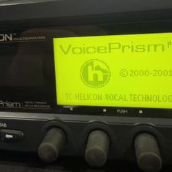 TC-Helicon VoicePrism with Voice craft card 