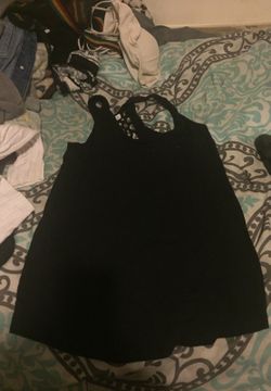 Black tank top