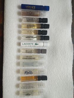 Men's cologne samples