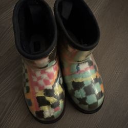 UGG CLASSIC CHECKS CLEAR MINI BOOT