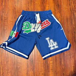 Los Angeles Dodgers X Mexico By Pro Standard Pro Team Shorts Brand New Sz Large!
