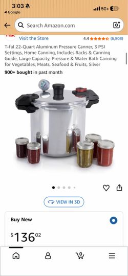 22 Quart Pressure Canner Cooker