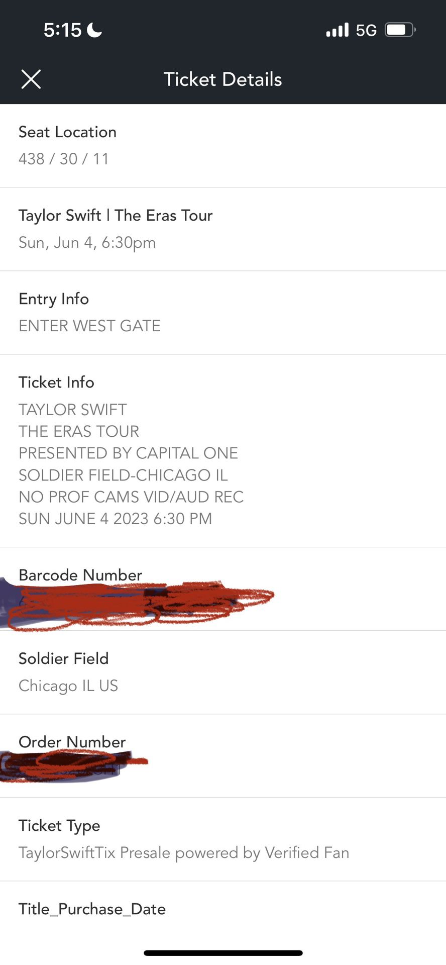 Taylor Swift Chicago 