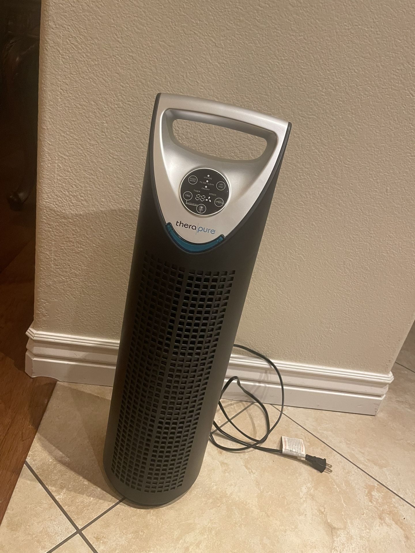 ENVION Therapure TPP540 HEPA UV Light Air Purifier Tower Fan w/ 3 Speeds