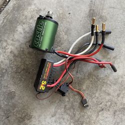 Castle brushless 1/10 esc and motor
