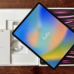 ipad pro 12.9 6th gen M2 128gb WiFi-Space Gray