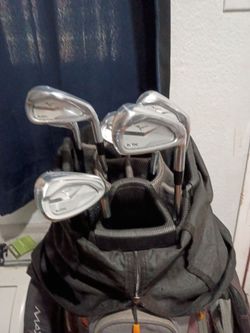 New Mizuno MX Speed Metal 5-Pw,Gw Iron Set with MaxFli Bag... Only missing a 7 iron