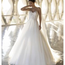 Ashley Graham Pronovias Parish Wedding Gown 
