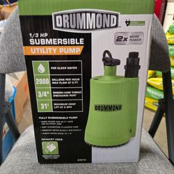 1/3 hp Submersible Utility Pump