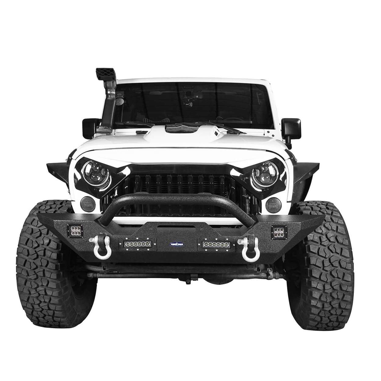 Front Bumper w/Winch Plate(07-18 Jeep Wrangler JK)