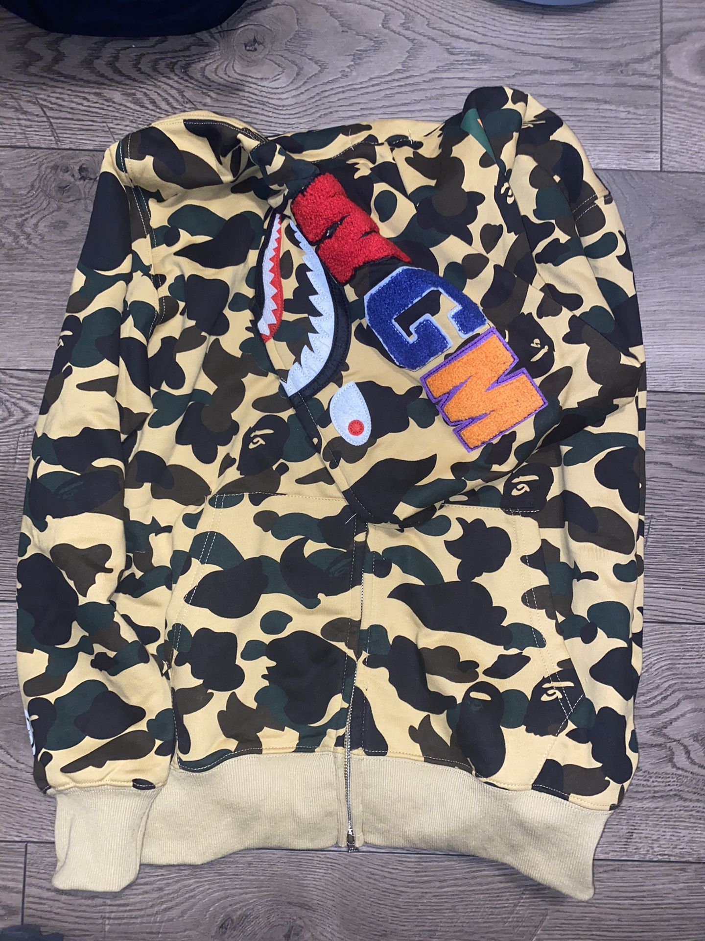 BAPE 1st Camo Shark Full Zip Hoodie Hoodie (FW22)