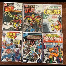 Silver age DC comics: Etrigan the Demon, Klarion the Witchboy