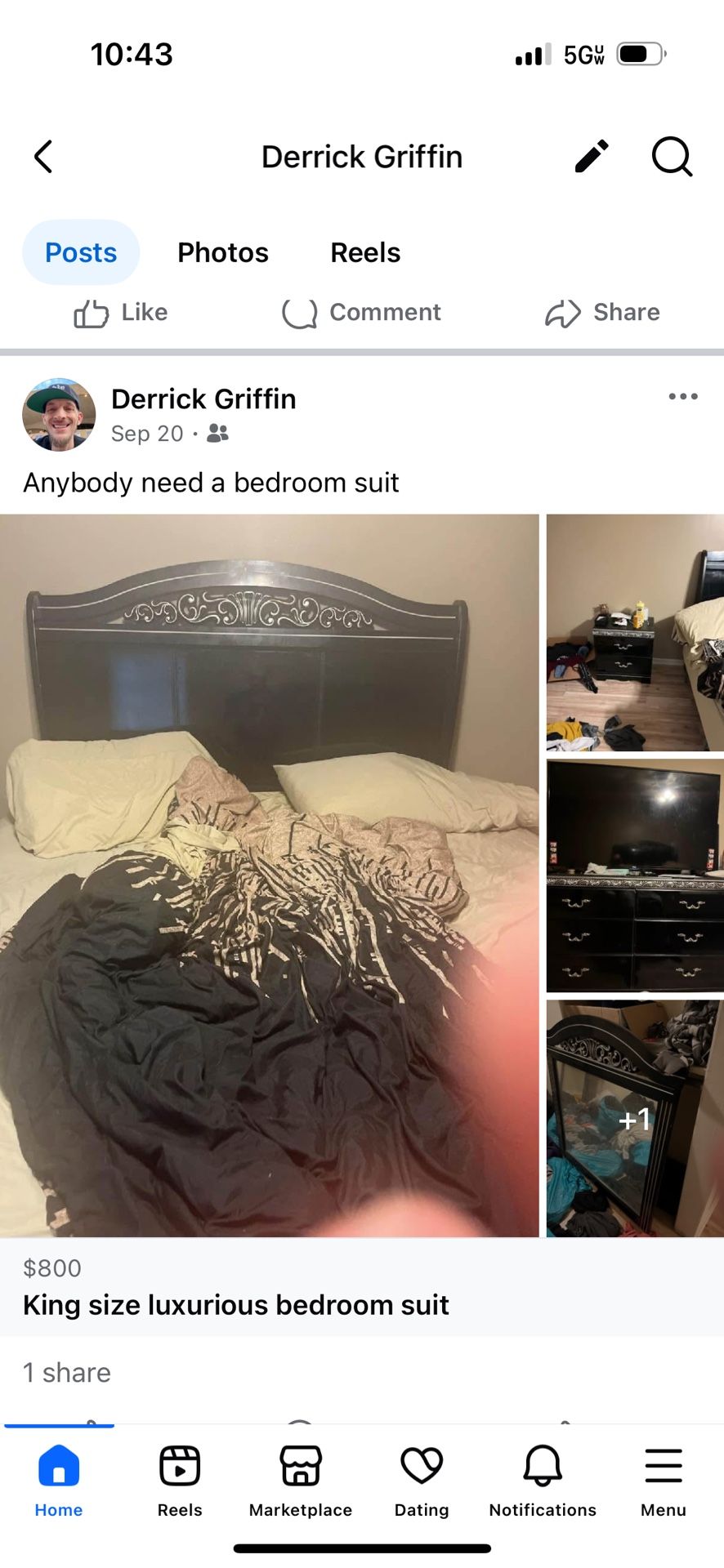 King Bedroom Suit