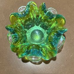 Mid Century Glass Bowl